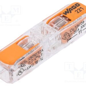 Quick splice; 221; 32A; 450V; for cable; spring clamp; 0.2÷4mm2