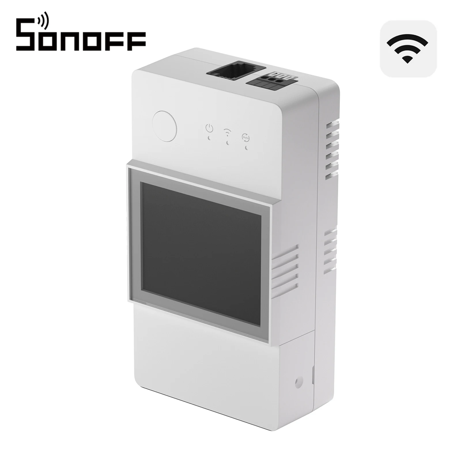 SONOFF TH Elite 16A/20A Smart Temperature & Humidity WiFi Switch Dry Contact Real Time Monitoring via eWeLink Alexa Google