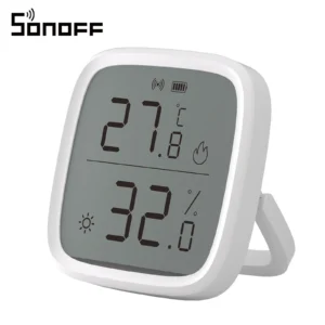 SONOFF SNZB-02D Zigbee LCD Smart Temperature Humidity Sensor Wireless Hygrometer Thermometer Works with Alexa Google Home Alice