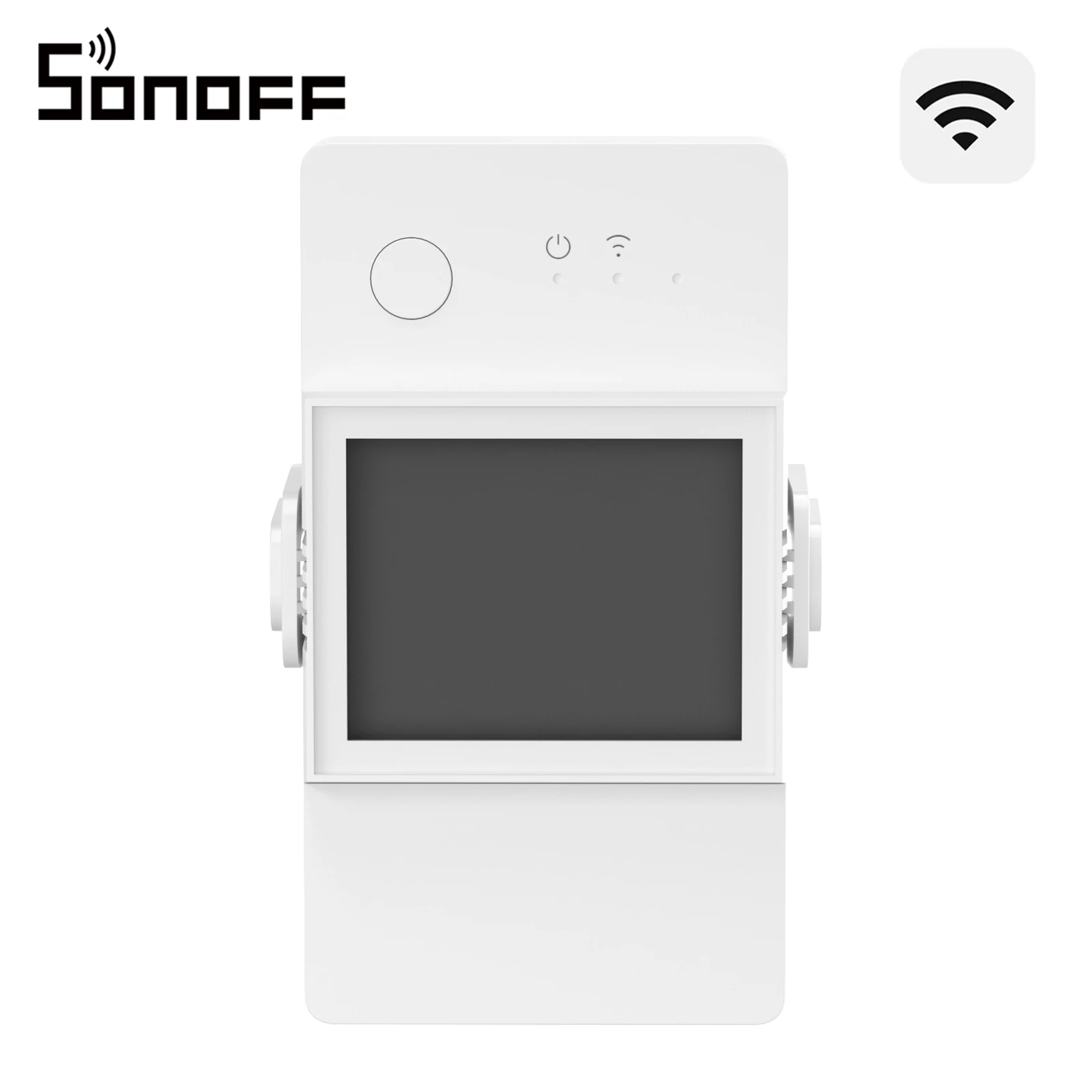 SONOFF POW Elite 16A/20A Smart Power Meter switch with LCD Display, ESP32 Chip, Fast Coupling in 14 Seconds, Remote Control by eWeLink and Google Home