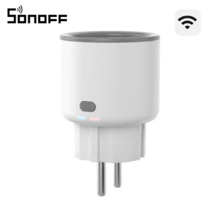 SONOFF S60TPF Wi-Fi Smart socket 16A-Overload Protection App Remote Control Smart Scenes compatible with Alexa Google Home & IFTTT