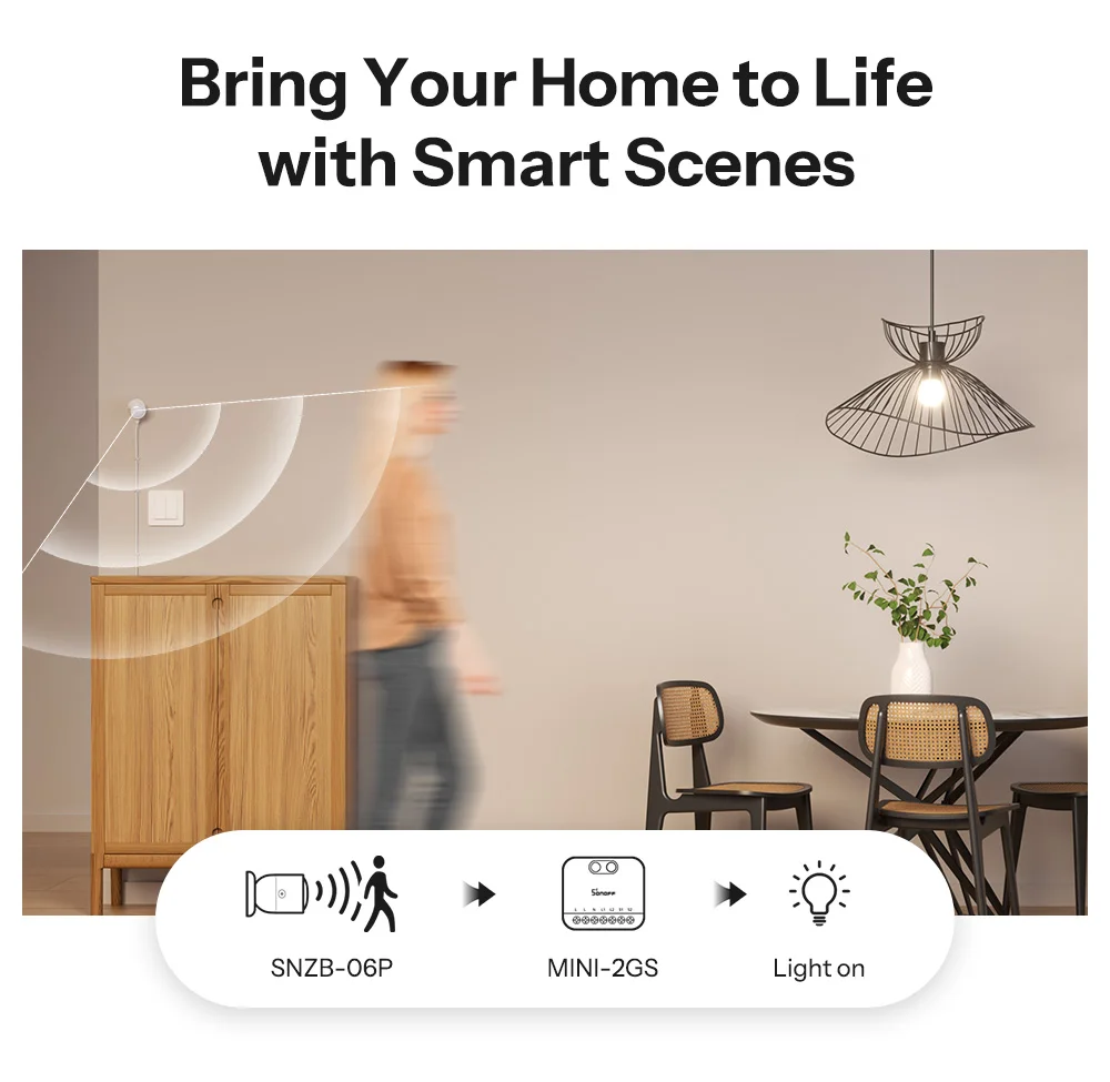 SONOFF MINI-2GS MINI DUO 2-Gang Matter Over WiFi Smart Switch Dual-Load Control Detach Relay Mode Supports External Switch Works with Alexa Google Home – Image 18