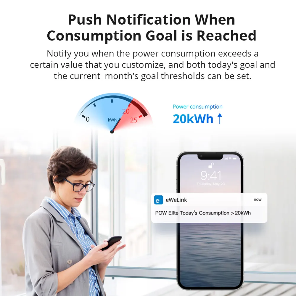 SONOFF POW Elite 16A/20A Smart Power Meter switch with LCD Display, ESP32 Chip, Fast Coupling in 14 Seconds, Remote Control by eWeLink and Google Home - Image 22