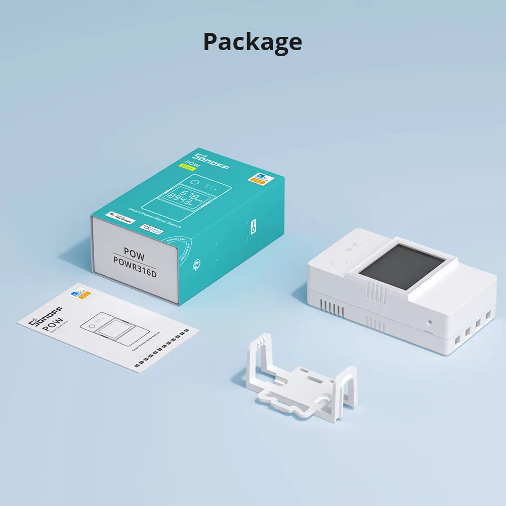 SONOFF POW Elite 16A/20A Smart Power Meter switch with LCD Display, ESP32 Chip, Fast Coupling in 14 Seconds, Remote Control by eWeLink and Google Home - Image 28