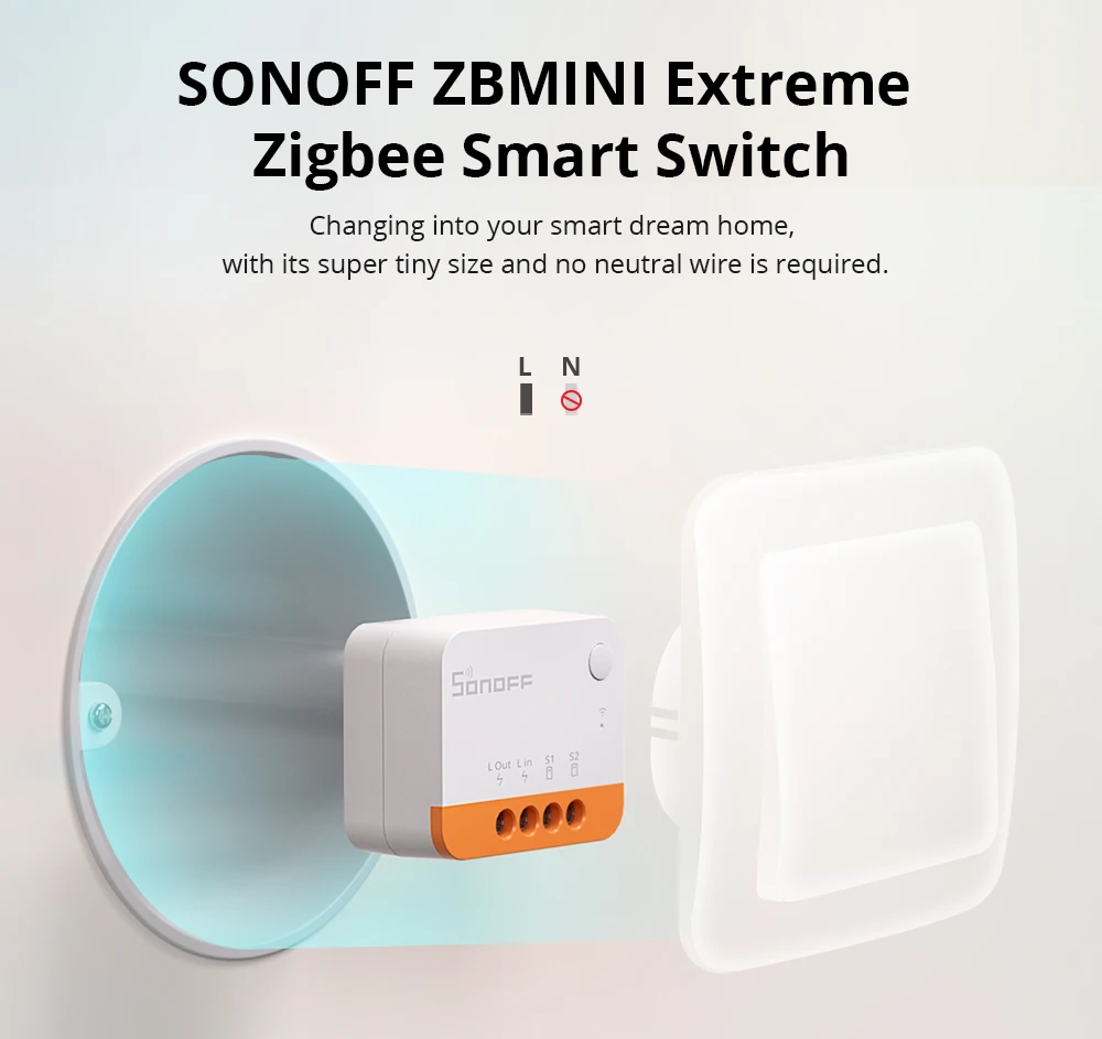 SONOFF ZBMINIL2 Extreme ZigBee Switch No Neutral Wire Required Smart Home Two-Way Control Works with Alexa Google Home Required Zigbee Hubs - Image 10