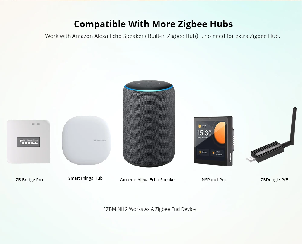 SONOFF ZBMINIL2 Extreme ZigBee Switch No Neutral Wire Required Smart Home Two-Way Control Works with Alexa Google Home Required Zigbee Hubs - Image 18